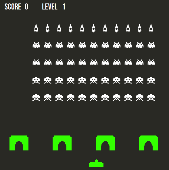 Classical Space Invaders game using the Functional Programming Paradigm